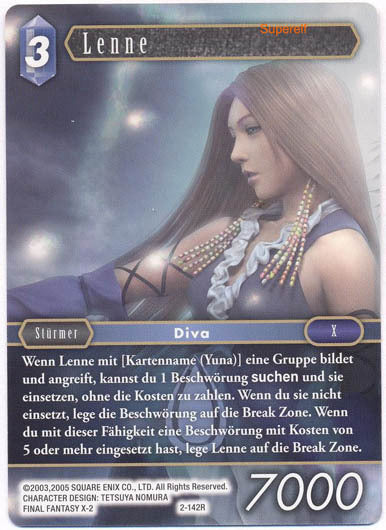 Final Fantasy Opus 2-142 R Lenne Wasser