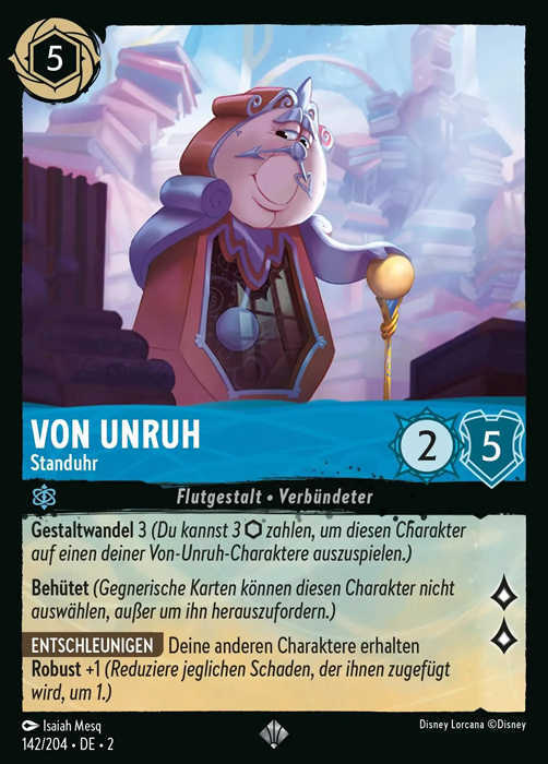 Lorcana Aufstieg der Flutgestalten 2-142 SR von Unruh Saphir