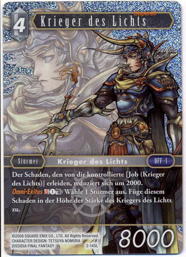 Final Fantasy Opus 2-145 L Krieger des Lichts Licht