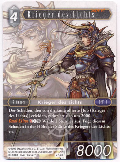 Final Fantasy Opus 2-145 L Krieger des Lichts Licht