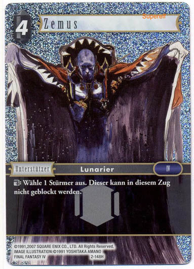 Final Fantasy Opus 2-148 H Zemus Dunkelheit