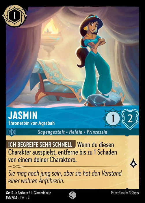 Lorcana Aufstieg der Flutgestalten 2-151 C Jasmin Saphir