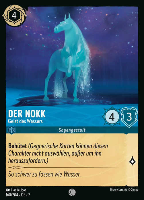 Lorcana Aufstieg der Flutgestalten 2-160 C Der Nokk Saphir