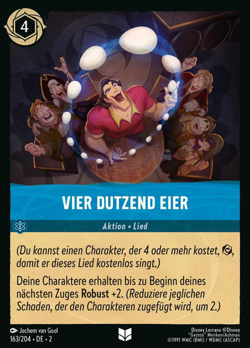 Lorcana Aufstieg der Flutgestalten 2-163 UC Vier dutzend Eier Saphir