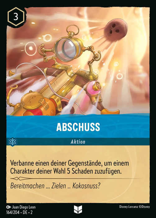 Lorcana Aufstieg der Flutgestalten 2-164 UC Abschuss Saphir