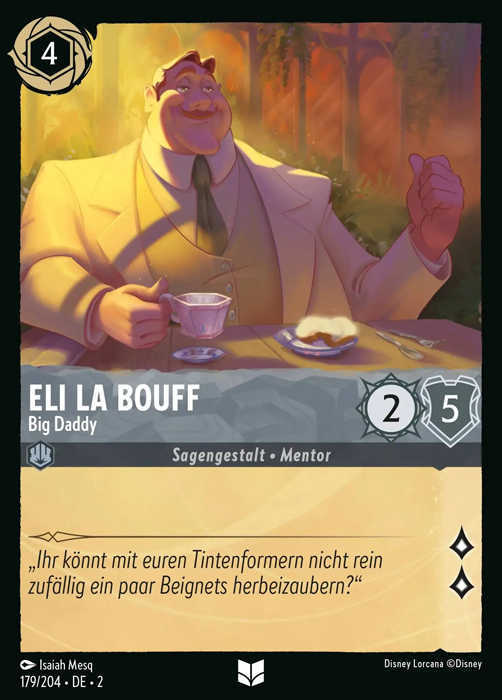Lorcana Aufstieg der Flutgestalten 2-179 UC Eli La Bouff Stahl