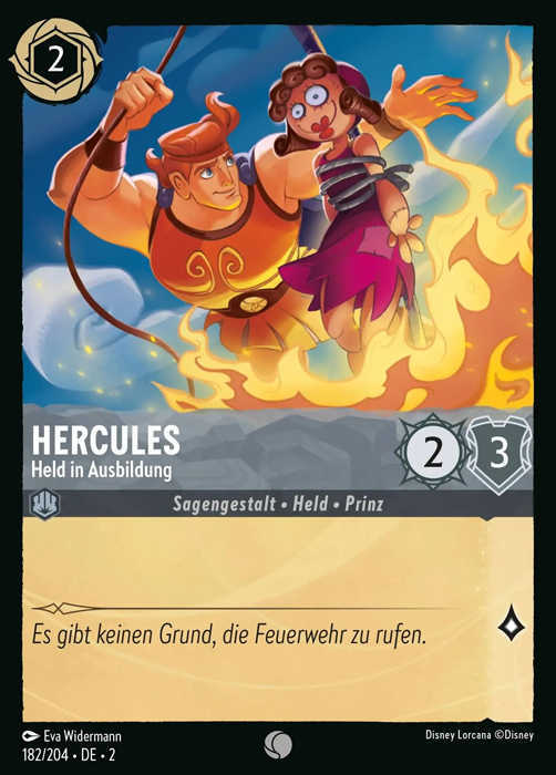 Lorcana Aufstieg der Flutgestalten 2-182 C Hercules Stahl