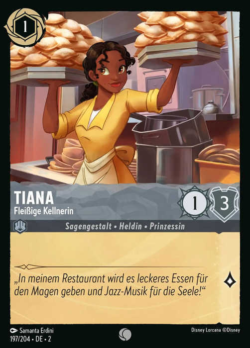 Lorcana Aufstieg der Flutgestalten 2-197 C Tiana Stahl
