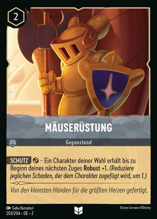 Lorcana Aufstieg der Flutgestalten 2-203 UC Mäuserüstung Stahl
