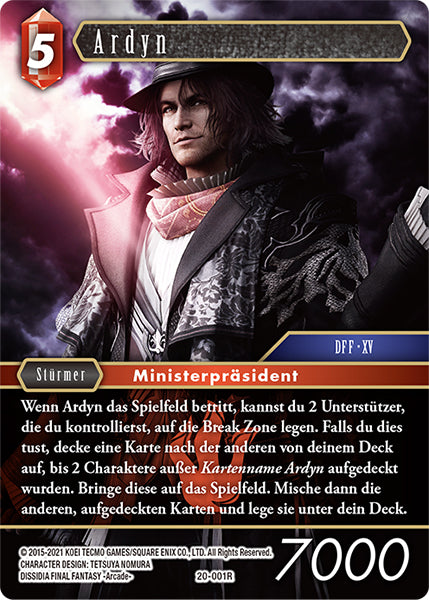 Final Fantasy Opus 20-001 R Ardyn Feuer