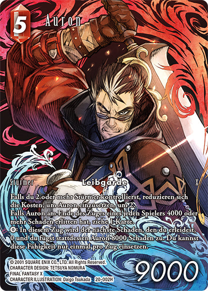 Final Fantasy Opus 20-002 H Auron Feuer