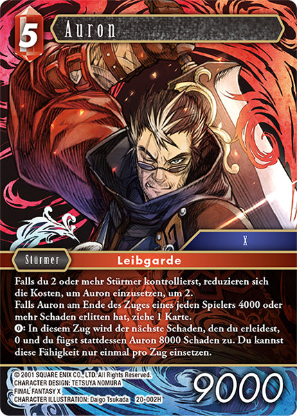 Final Fantasy Opus 20-002 H Auron Feuer