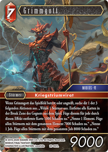 Final Fantasy Opus 20-007 L Grimmgott Feuer