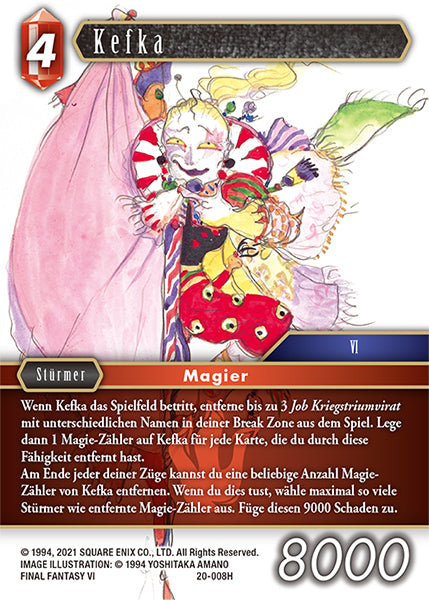 Final Fantasy Opus 20-008 H Kefka Feuer