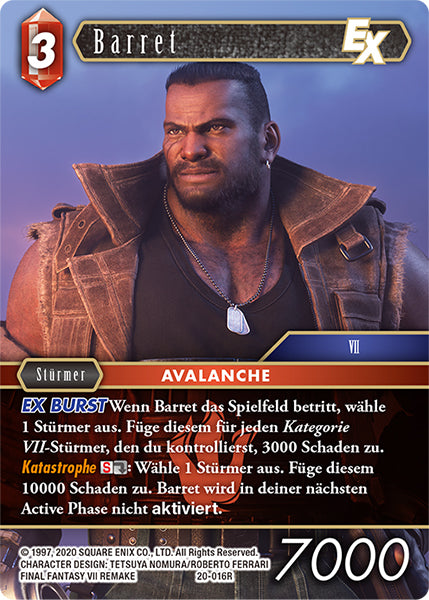 Final Fantasy Opus 20-016 R Barret Feuer