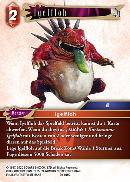 Final Fantasy Opus 20-019 C Igelfloh Feuer