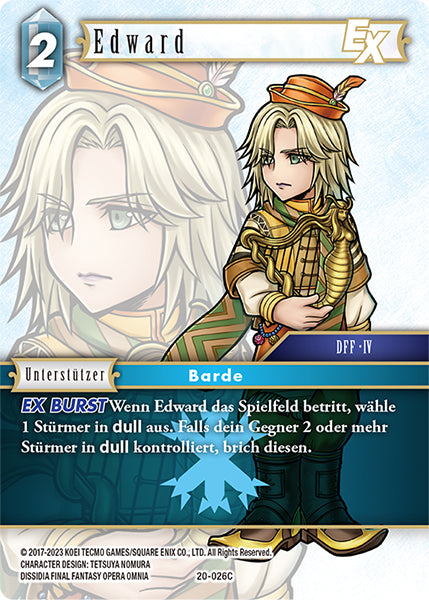 Final Fantasy Opus 20-026 C Edward Eis