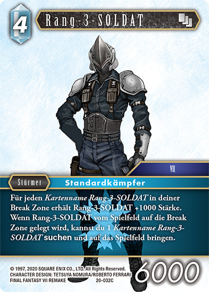 Final Fantasy Opus 20-032 C Rang-3-Soldat EIs