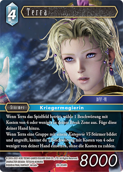 Final Fantasy Opus 20-034 R Terra Eis