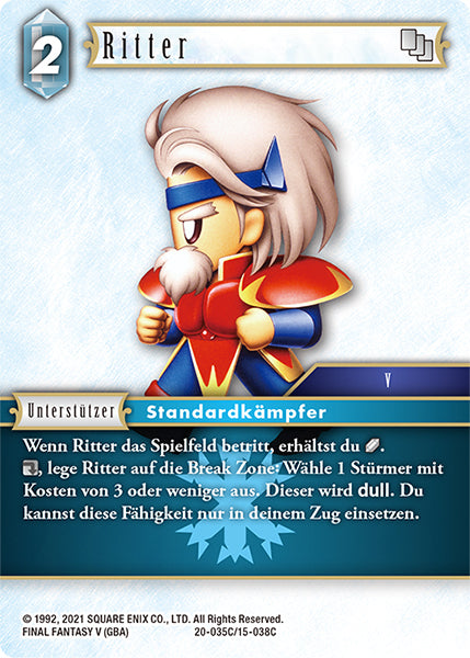 Final Fantasy Opus 20-035 C Ritter Eis