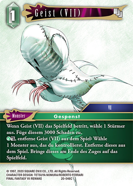 Final Fantasy Opus 20-046 C Geist (VII) Wind