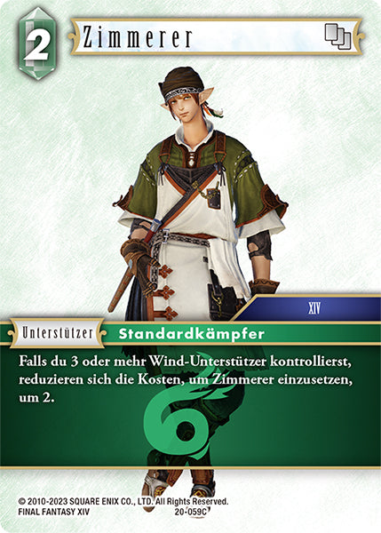 Final Fantasy Opus 20-059 C Zimmerer Wind