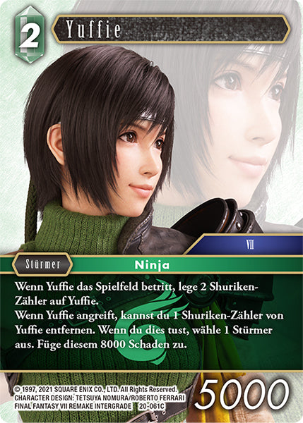Final Fantasy Opus 20-061 C Yuffie Wind