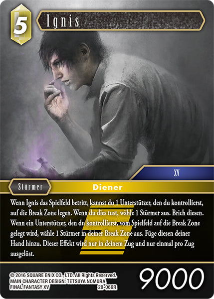 Final Fantasy Opus 20-066 R Ignis Erde