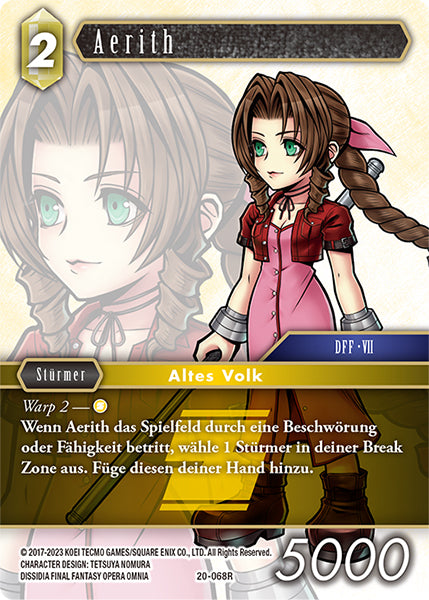 Final Fantasy Opus 20-068 R Aerith Erde