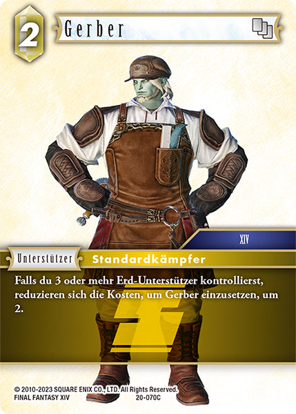 Final Fantasy Opus 20-070 C Gerber Erde