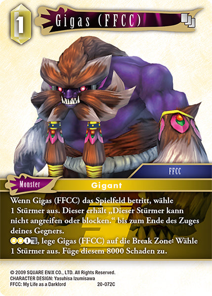 Final Fantasy Opus 20-072 C Gigas (FFCC) Erde
