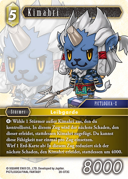 Final Fantasy Opus 20-073 C Kimahri Erde