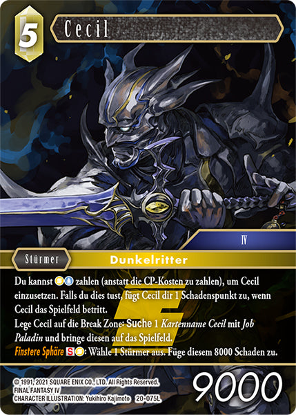 Final Fantasy Opus 20-075 L Cecil Erde