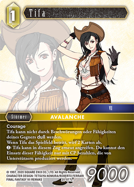 Final Fantasy Opus 20-077 L Tifa Erde