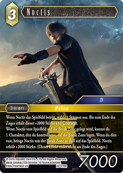 Final Fantasy Opus 20-078 H Noctis Erde