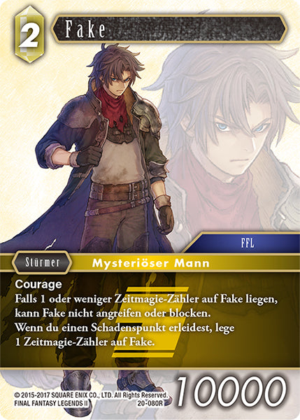 Final Fantasy Opus 20-080 R Fake Erde