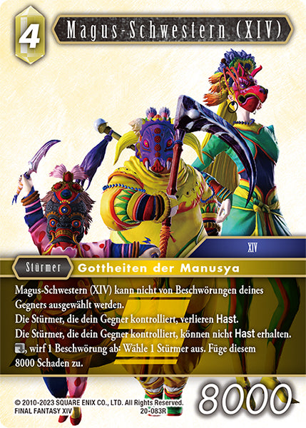 Final Fantasy Opus 20-083 R Magus-Schwestern (XIV) Erde