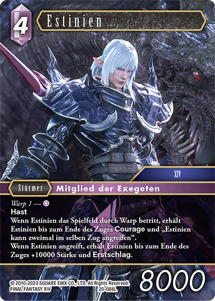 Final Fantasy Opus 20-088 L Estinien Blitz