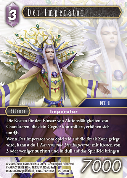 Final Fantasy Opus 20-092 R Der Imperator Blitz
