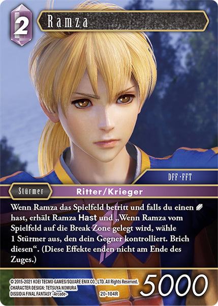 Final Fantasy Opus 20-104 R Ramza Blitz
