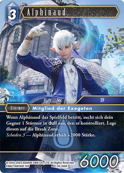 Final Fantasy Opus 20-106 R Alphinaud Wasser