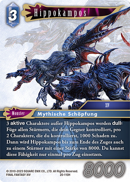 Final Fantasy Opus 20-110 H Hippokampos Wasser
