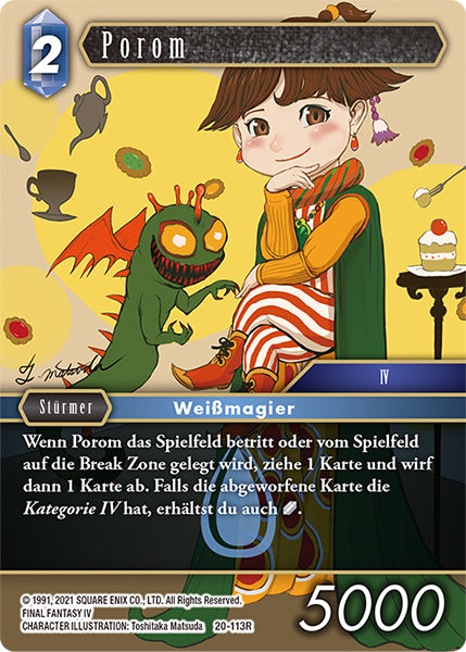 Final Fantasy Opus 20-113 R Porom Wasser