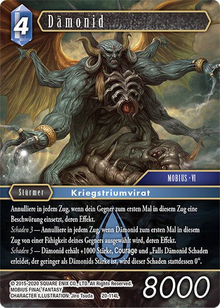 Final Fantasy Opus 20-114 L Dämonid Wasser