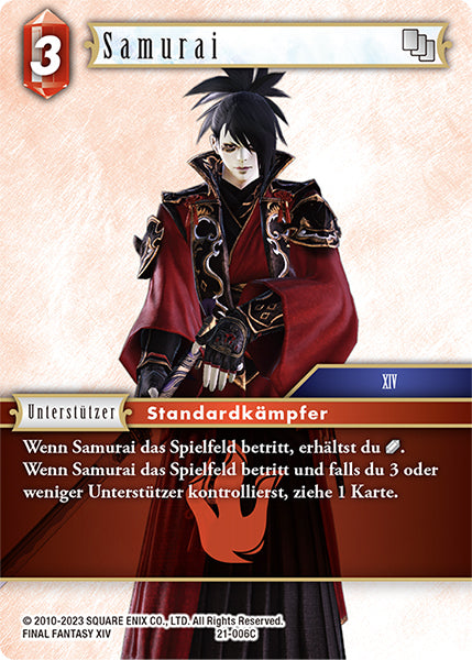 Final Fantasy Opus 21-006 C Samurai Feuer