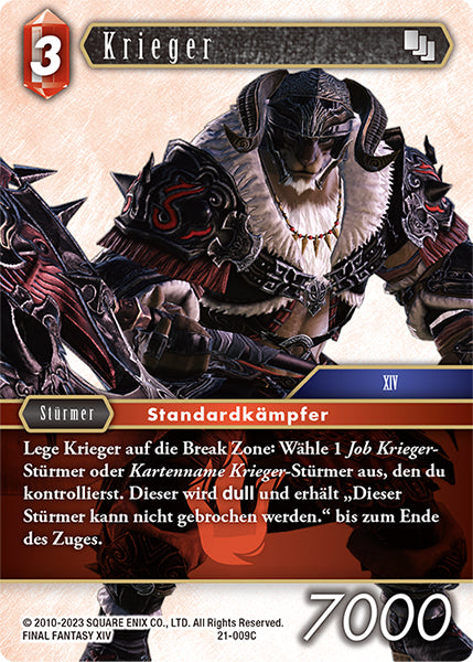 Final Fantasy Opus 21-009 C Krieger Feuer