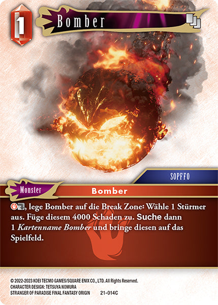 Final Fantasy Opus 21-014 C Bomber Feuer