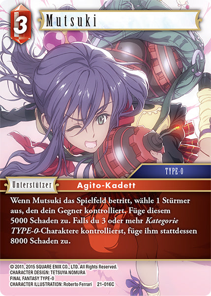 Final Fantasy Opus 21-016 C Mutsuki Feuer