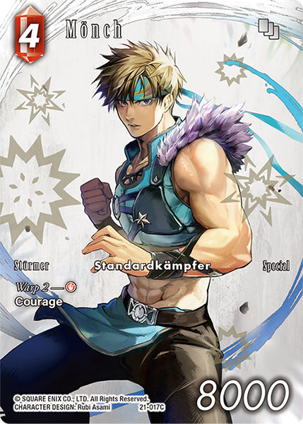 Final Fantasy Opus 21-017 C Mönch Feuer