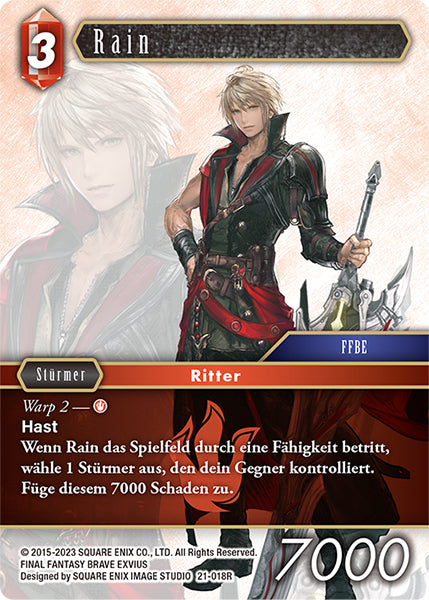 Final Fantasy Opus 21-018 R Rain Feuer